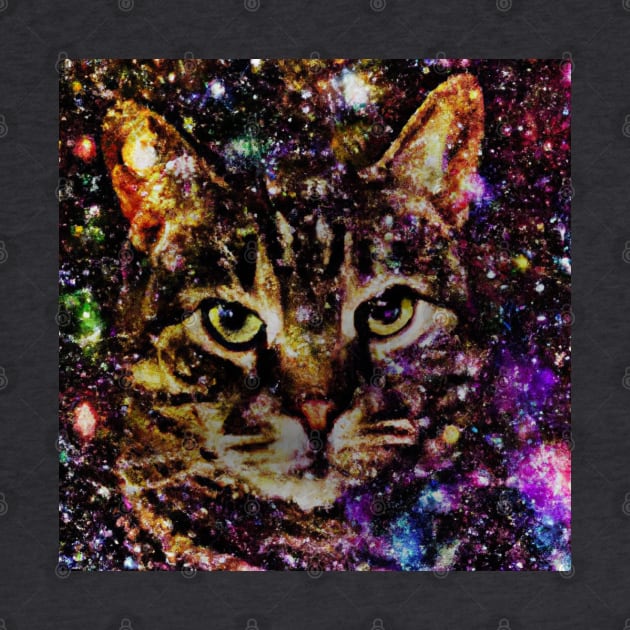 Striped Space Cat by Multiplanetary Studios